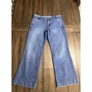 Old Navy Blue Jeans Womens Just Below Waist Medium Wash Denim Size 10 Short